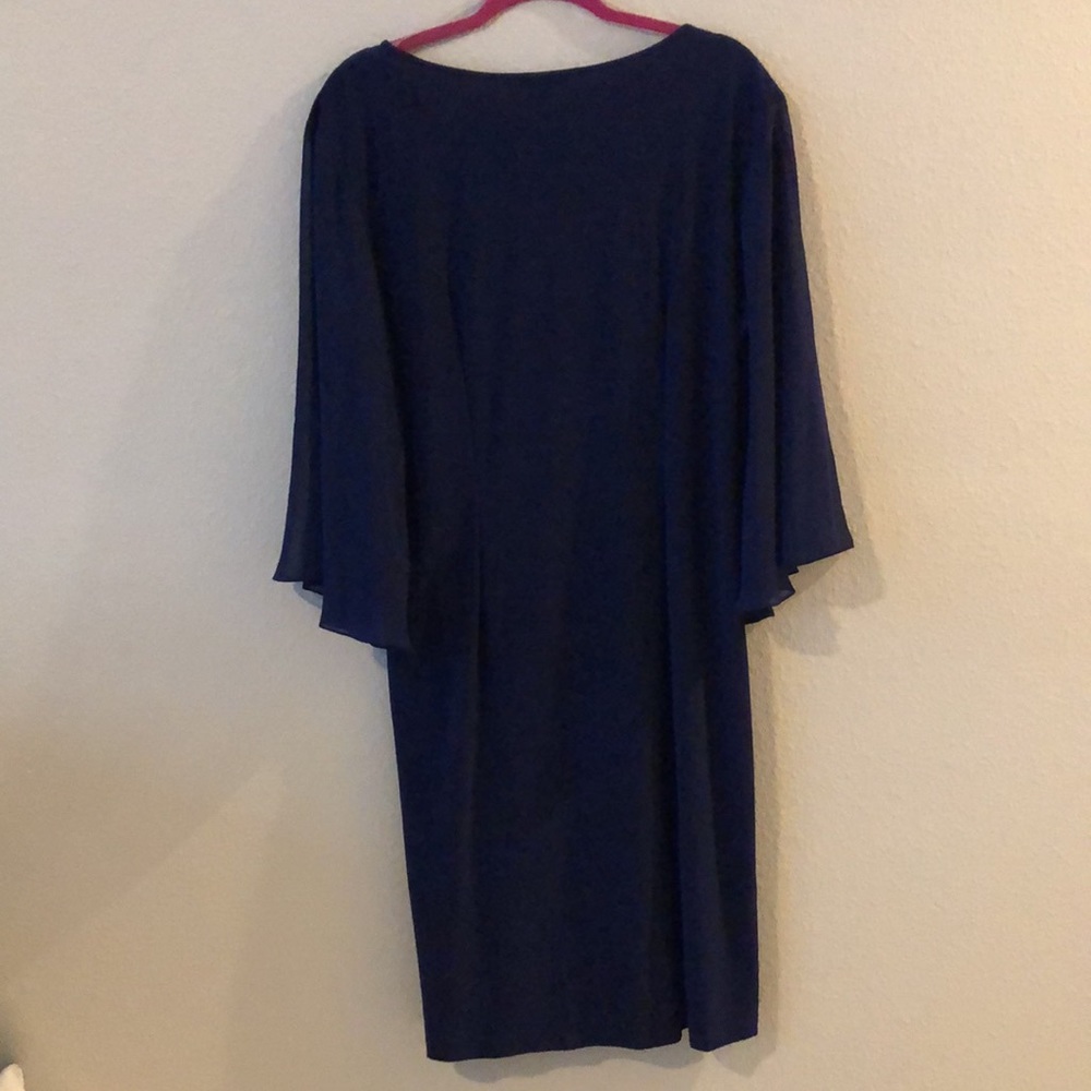 Blue MSK dress with rhinestone embellishment … size 16.   Worn once! - Picture 5 of 8